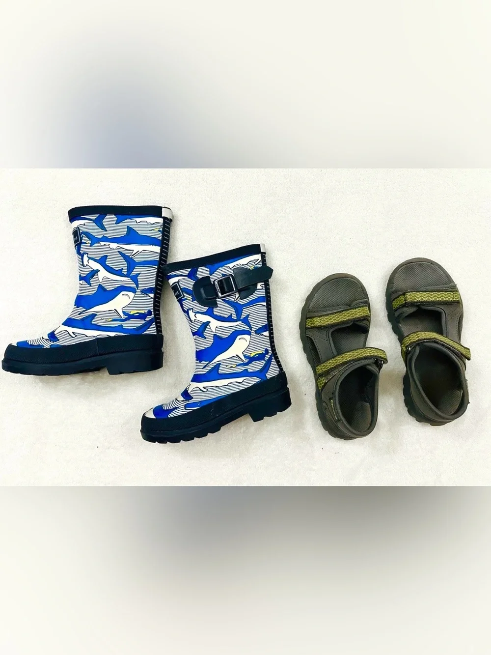 Joules Rain Boots Lot Boys Sandals Size 10